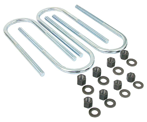1955-57 Chevy Belair Leaf Spring U-Bolt Kit, Rear - Image 5