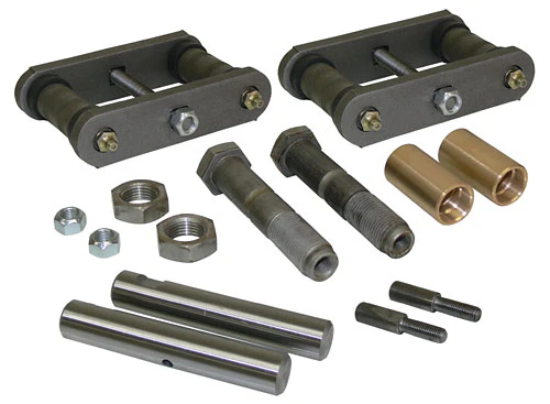1955-59 Chevy, GMC 3100 Truck Leaf Spring Pin and Shackle Kit, Rear - Image 3