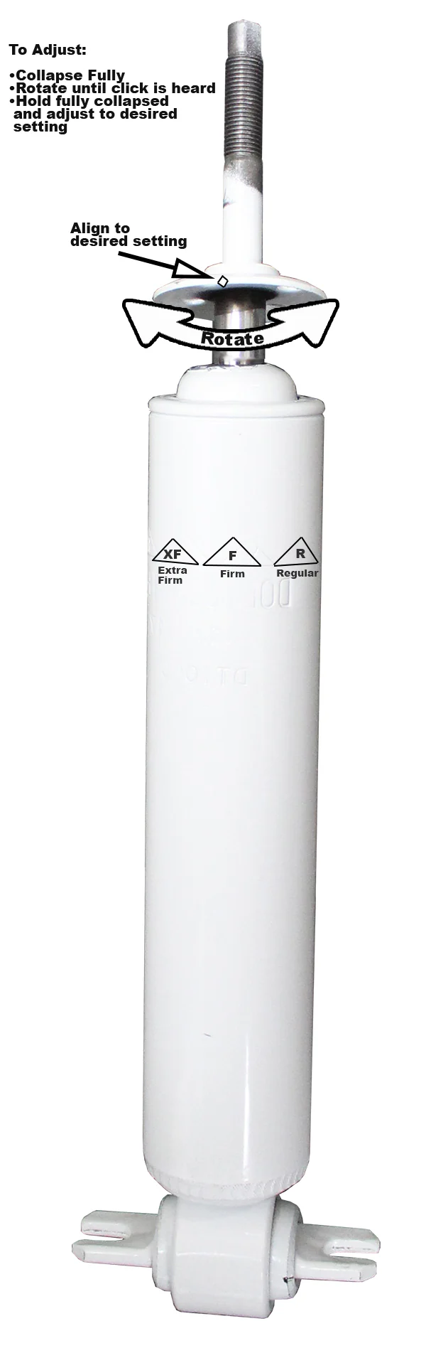 1968-79 Chevy Nova Front 3-Way Adjustable Shock - Image 3
